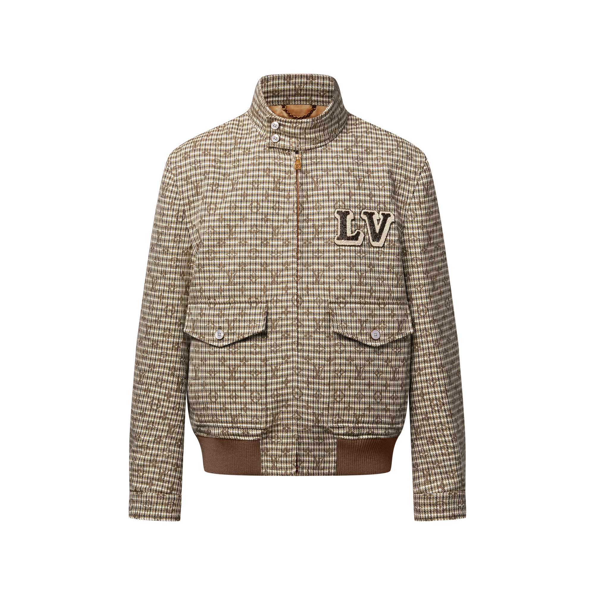 Jaqueta Harrington de Lã com Monogram - Ready-to-Wear | LOUIS